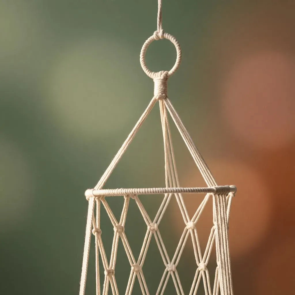 Macrame Cat Hammock – Handmade Fringe Hanging Bed, Boho Pet Decor, Cat Lover Gift