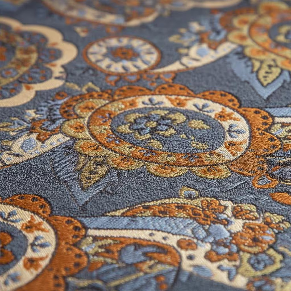 Boho Paisley Table Runner with Tassels | Farmhouse Vintage Fringe Runner | Wedding Holiday Decor