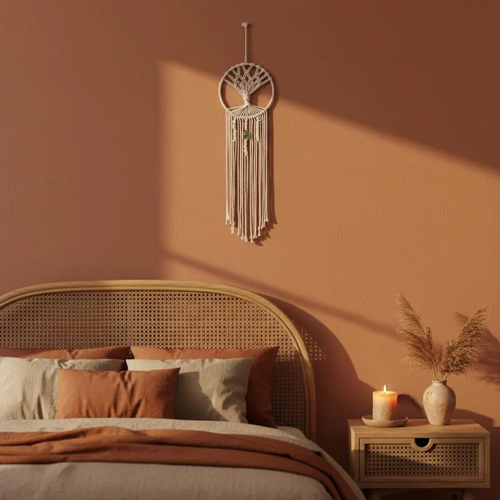 Macrame Tree of Life Dream Catcher | Wall Hanging Tapestry | Boho Home Decor Gift