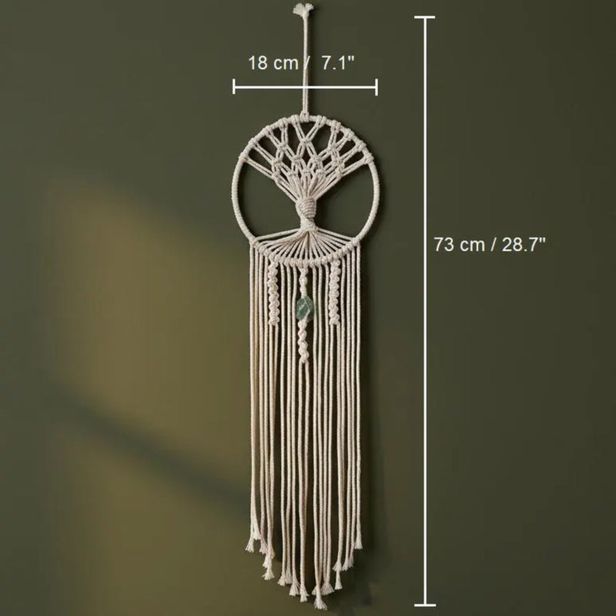 Macrame Tree of Life Dream Catcher | Wall Hanging Tapestry | Boho Home Decor Gift