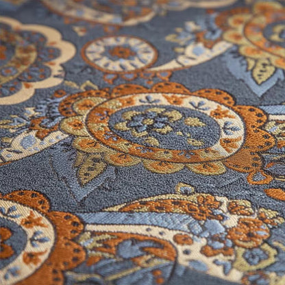 Boho Paisley Table Runner with Tassels | Farmhouse Vintage Fringe Runner | Wedding Holiday Decor