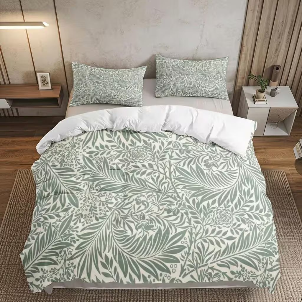 William Morris botanical duvet cover, colorway view 5
