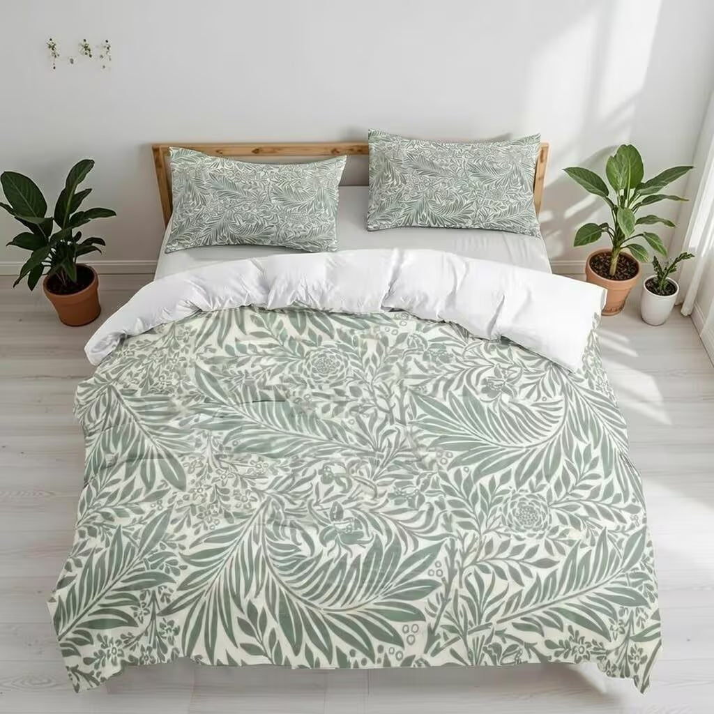 William Morris botanical duvet cover, colorway view 6