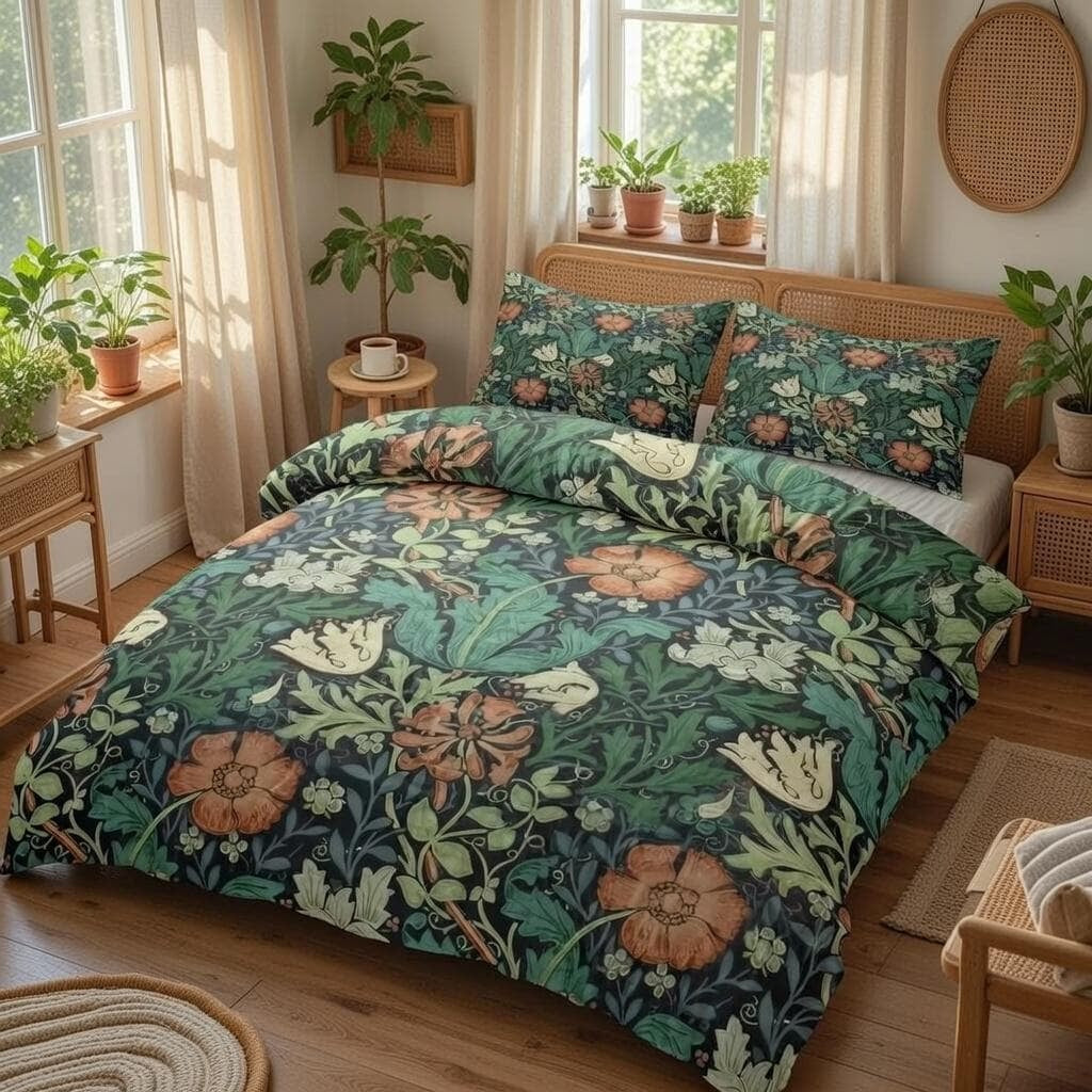 William Morris bird duvet cover — size chart